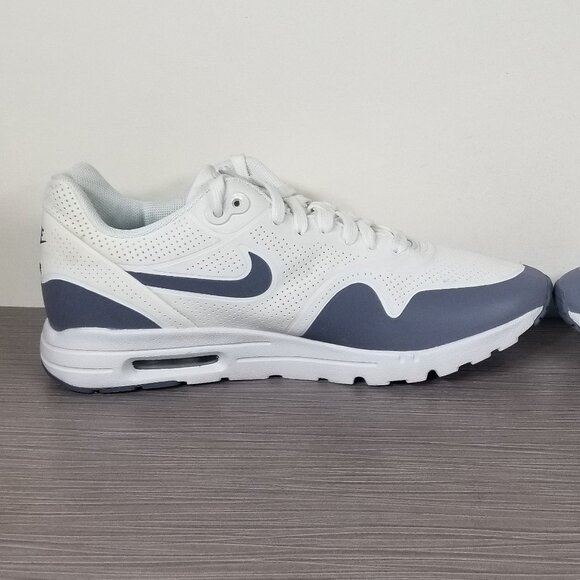 Nike Air Max 1 Ultra Moire, White/Gray, Womens Size 8.5 Left / Size 8 Right - Picture 6 of 16